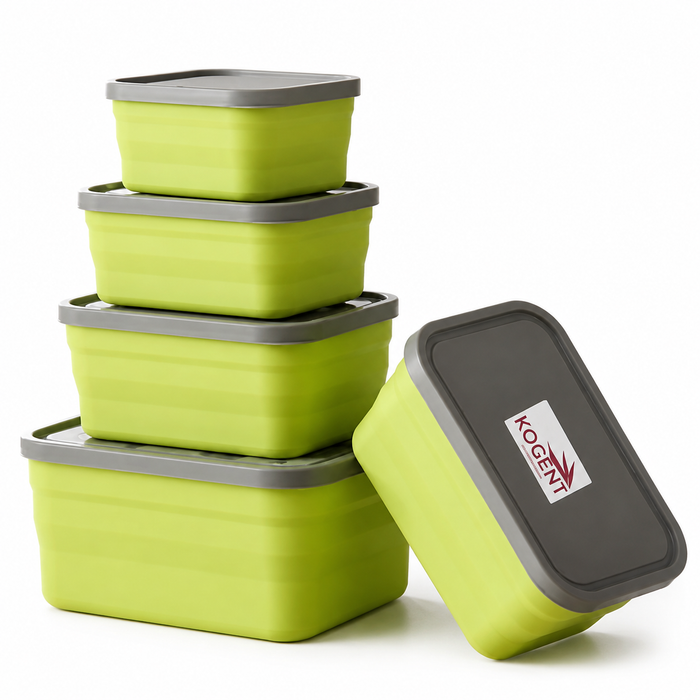 kogent Food Storage Containers For kitchen , Freeze- set of 5